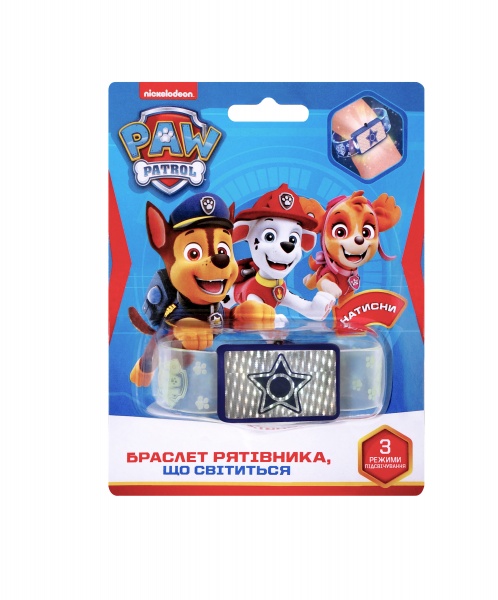 Іграшка Paw Patrol Браслет рятівника, що світиться Гонщик 122217