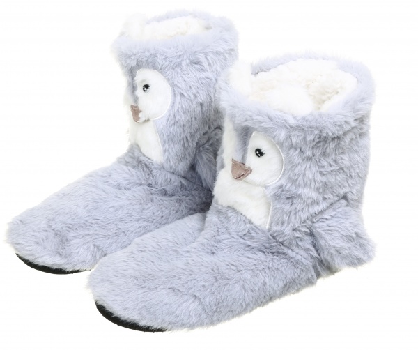 Взуття домашнє La Nuit Home Пінгвін р.36/37 сірий 