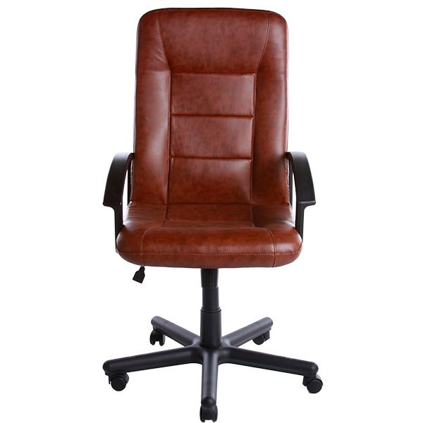 Крісло офісне Новий Стиль Editor CH ECO-21 коричневе