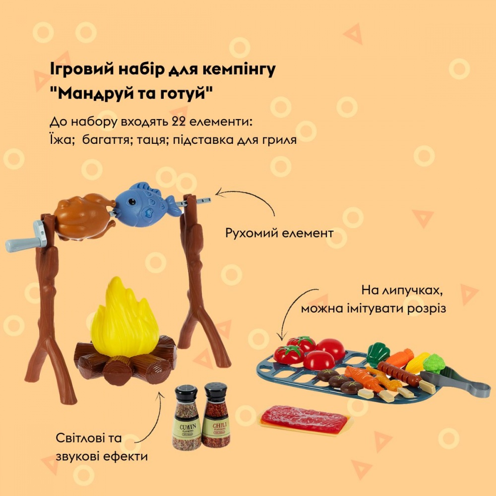 Ігровий набір OTAMANKO Мандруй та готуй 532.02.57