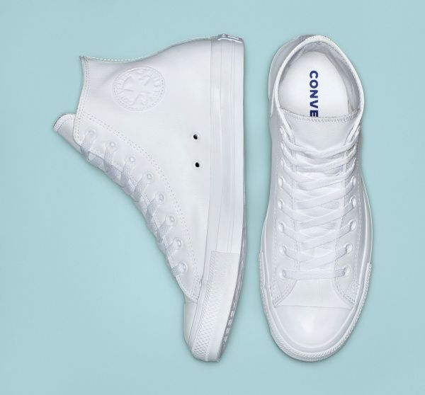 Кеды Converse Chuck Taylor All Star Leather 1T406 р. 8,5 white