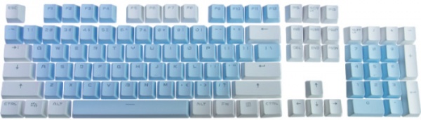 Набір кейкапів Hator blue (64604) PBT Frost Edition ENG only (HTS-131) 