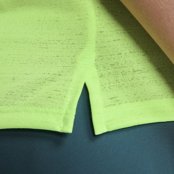 Футболка Nike M NK DF MILER TOP SS CU5992-358 р.M лайм
