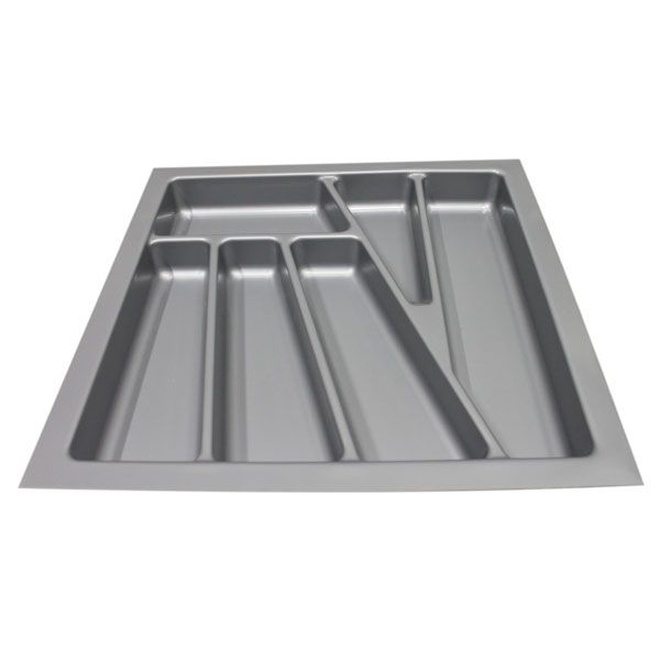 Лоток для столових приборів 430х430 мм сірий