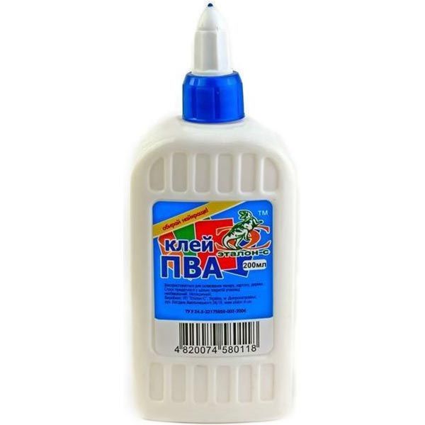 Клей ПВА Эталон-С с суперколпачком 200 мл