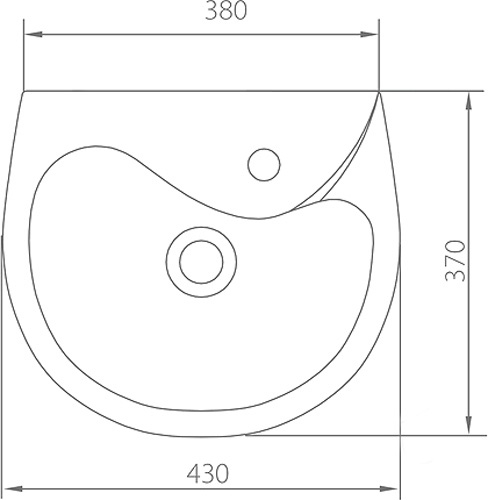 Умывальник Kolo Bambi