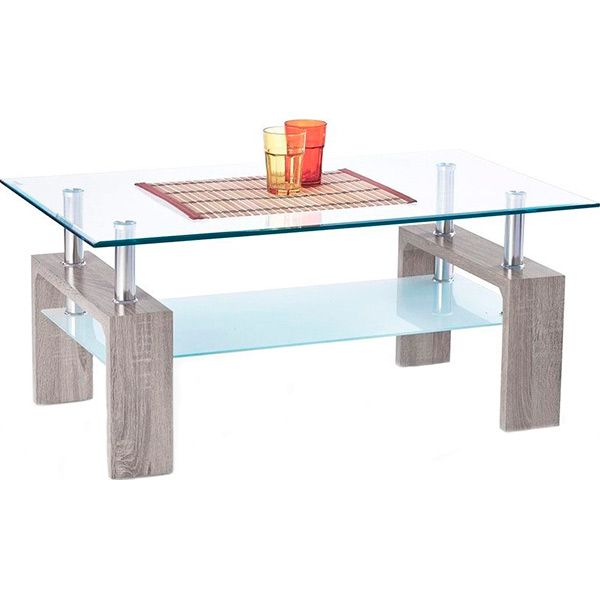 Стіл журнальний DIANA INTRO дуб сонома 1000x600x450мм Halmar 