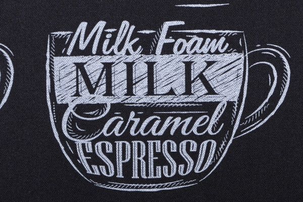 Коврик для сервировки Coffee menu 43,5x28 см черный Flamberg