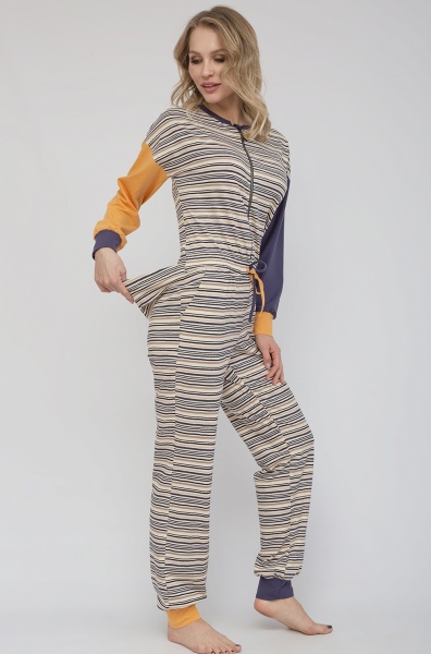 Піжама жіноча Roksana Cute Cat №1285/16038 р. 48 різнокольоровий