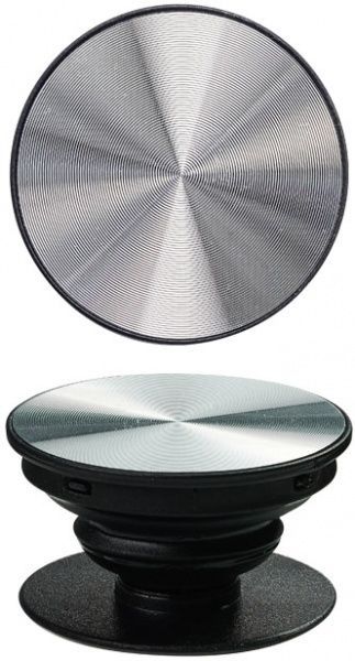 Тримач для телефона Pop 018 Luxe Cube срібний