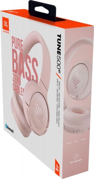 Наушники JBL® T500 BT pink 