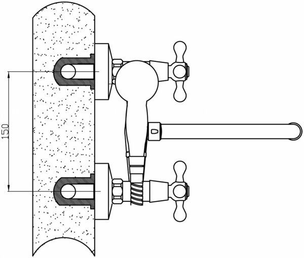 Змішувач для ванни Mixxen Атріум MXB001