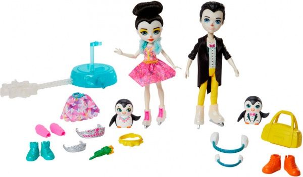 Игровой набор Enchantimals Пингвины-фигуристы (GJX49)