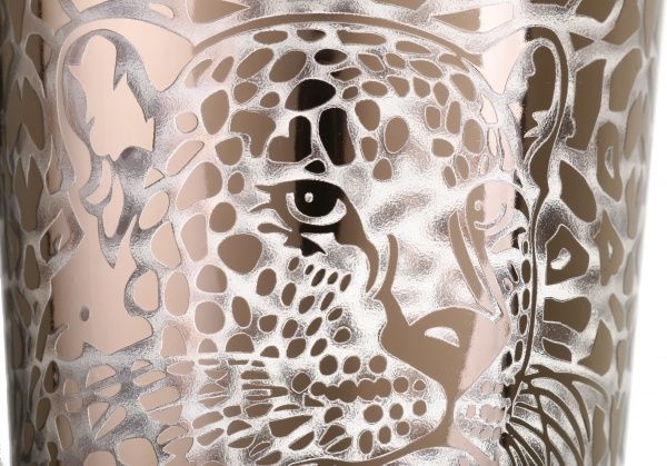 Ваза стеклянная золотая Tiger 13,2х30 см Combi