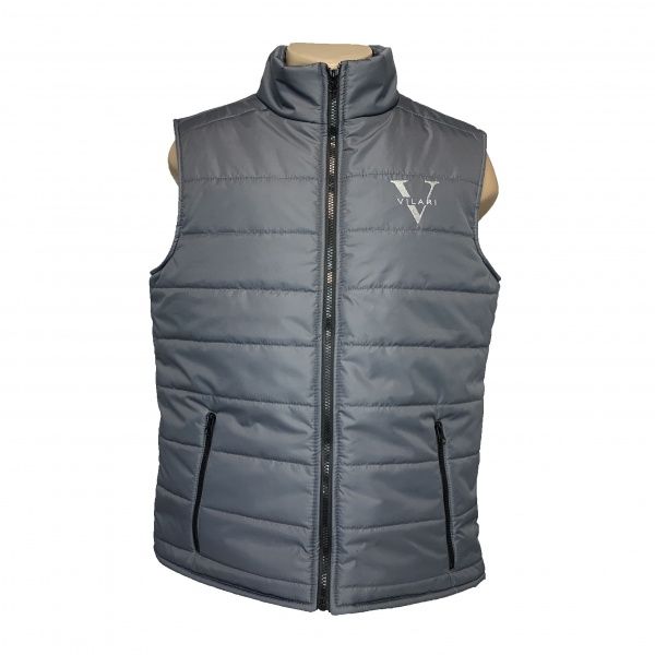 Жилет Україна стьобаний, темно-сірий чоловічийр XXL