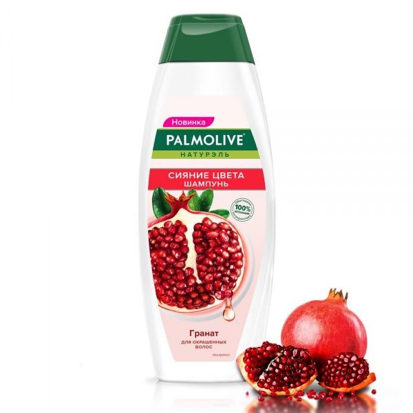 Шампунь Palmolive Натурэль «Сияние цвета» гранат 380 мл