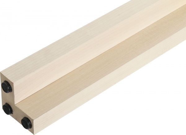 Мебельная ножка L-60 720 мм ДСП береза карельська 