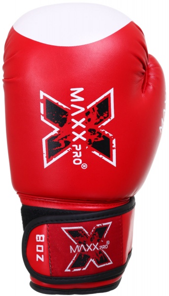 Боксерские перчатки MaxxPro AVG-616 р. 8 красный