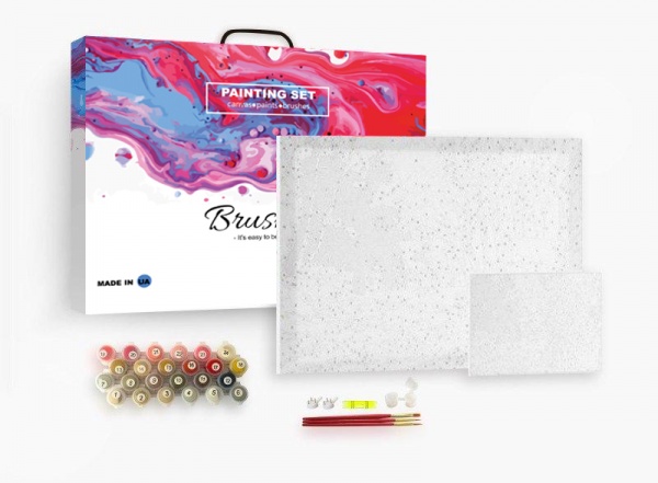 Картина за номерами Львівська вуличка BS29486 40x50 см Brushme 