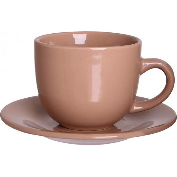 Чашка з блюдцем Latte 220 мл Bella Vita