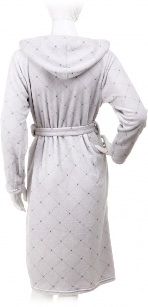 Халат с микрофибры La Nuit Rhombus р. L серый
