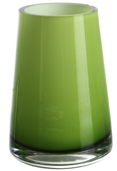 Ваза стеклянная Wrzesniak Glassworks Opal/Light Green 12 см светло-зеленая 