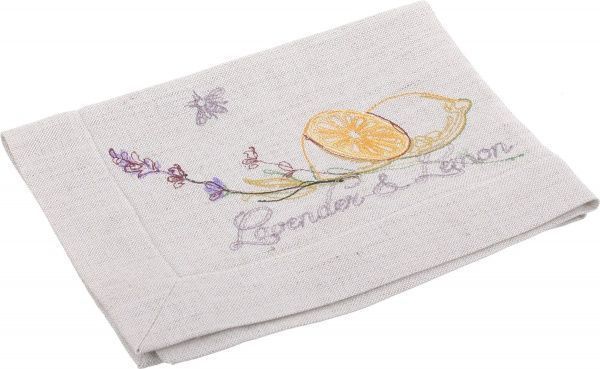 Серветка Едельвіка «Лимон та лаванда» 613-16/00 30x40 см лляний 