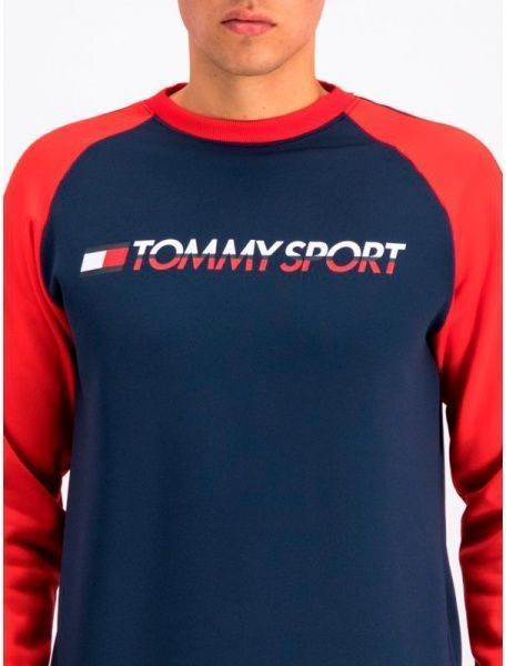 Джемпер Tommy Hilfiger FLEECE TAPE CREW S20S200276401 р. L темно-синий