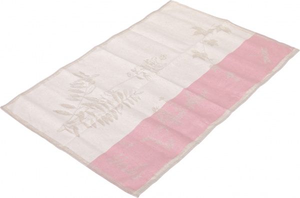 Набір рушників флора 46x70 см Білоруський льон коричневий 