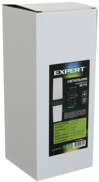 Светильник парковый Expert Light Betta E27 25 Вт IP65 черный ELNf-GD-UD01-2 
