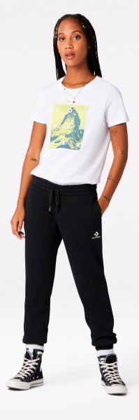 Брюки Converse Embroidered Star Chevron Pant BB 10020873-A01 р. XS черный