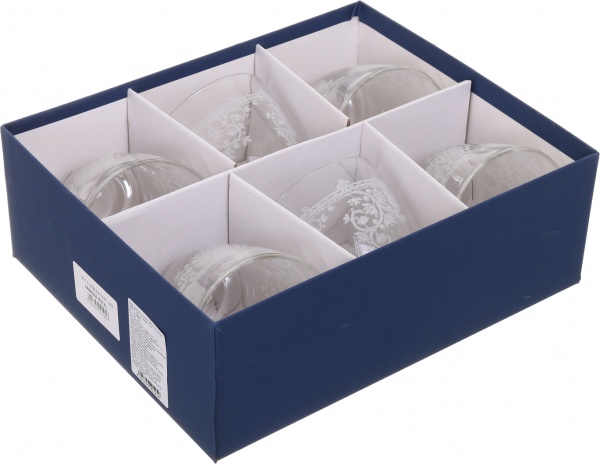 Набор стаканов низких Contessa Royal White 365 мл 6 шт. Vema 