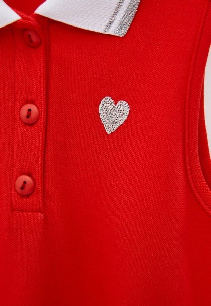 Платье Роза р.128 красный 200915 