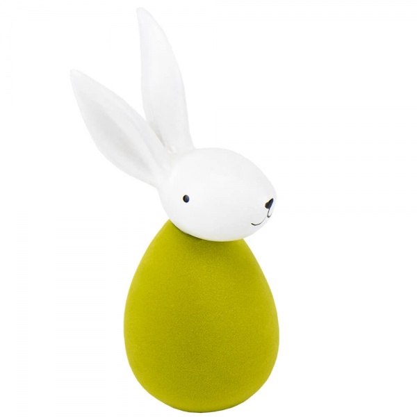 Декоративная фигура ушастик зеленый 18 см