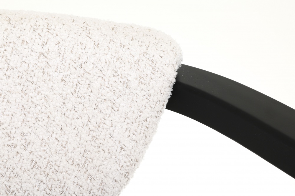 Крісло Скіф МП Аліса емаль бежевий / чорний