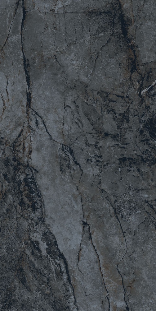 Плитка Cerossa Ceramica Rika nero sugar carving dark 60x120 см