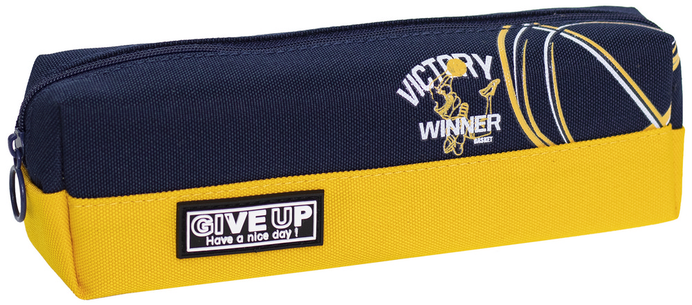 Пенал-кошелек 21x5x6 см 5-033-01 Барвінок синий с рисунком