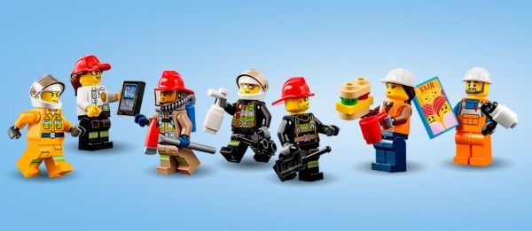 Конструктор LEGO City Городская пожарная бригада 60216