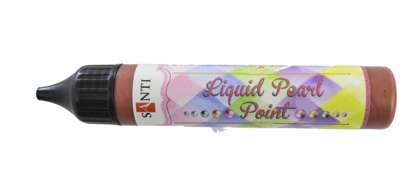 3D-гель Liquid pearl gel мідь Santi 25 мл — фото 1