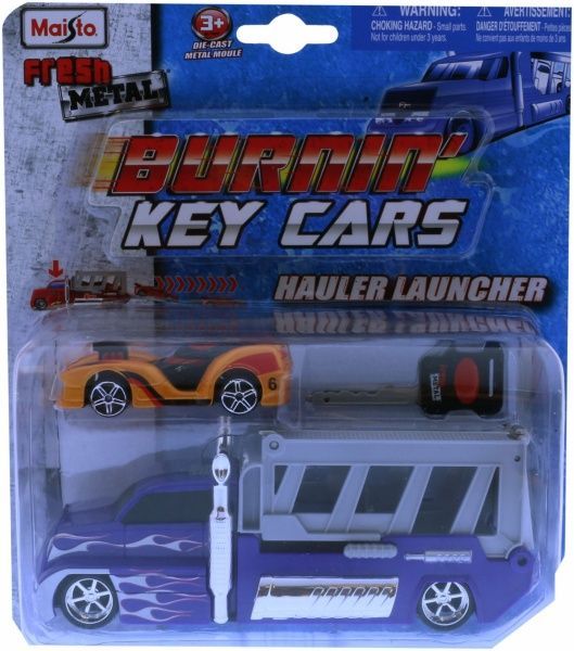 Набір Maisto Maisto трейлер та авто Burnin Key Car Launcher Hauler 15102 15102