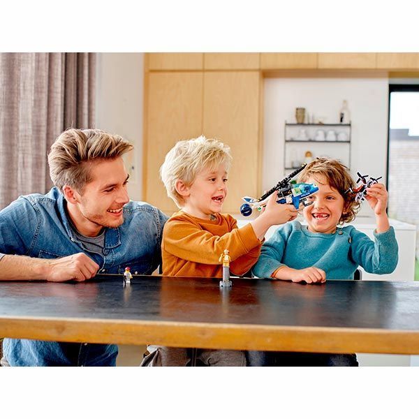 Конструктор Lego City Воздушная полиция: преследование с дроном 60207