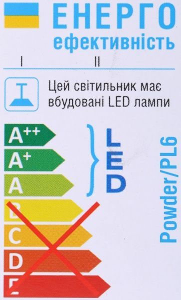 Люстра стельова Victoria Lighting Powder/PL6 з пультом ДК 132 Вт чорний із білим Powder/PL6 