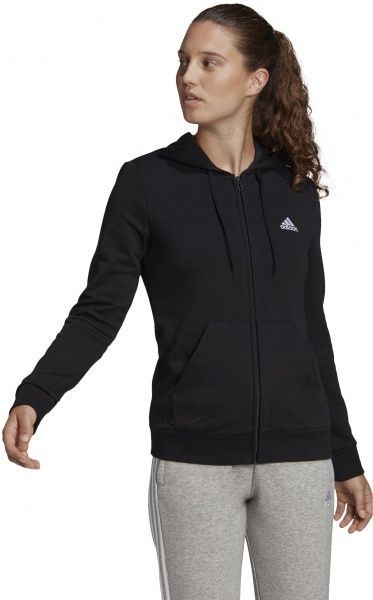 Джемпер Adidas W SL FT FZ HD GL0799 р. XS чорний