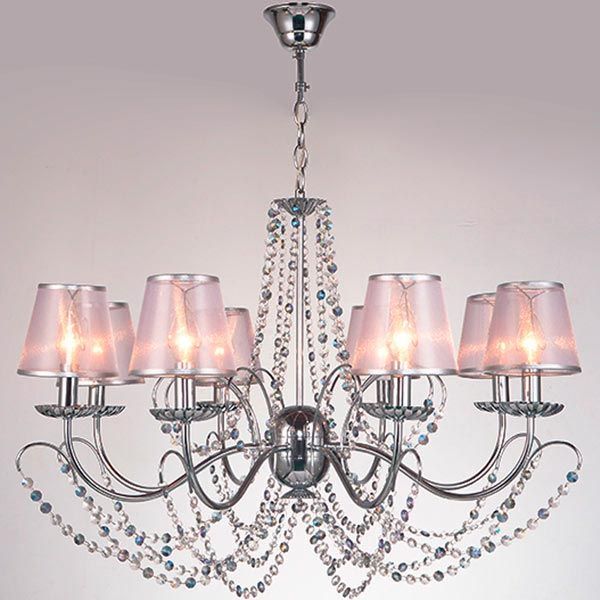 Люстра підвісна Strotskis Gloria 8x40 Вт E14 хром/срібло 10069/8 