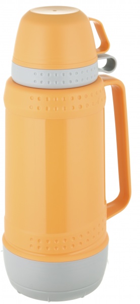 Термос Mercury со стеклянной колбой оранжевый 1800 мл Flamberg Smart Kitchen