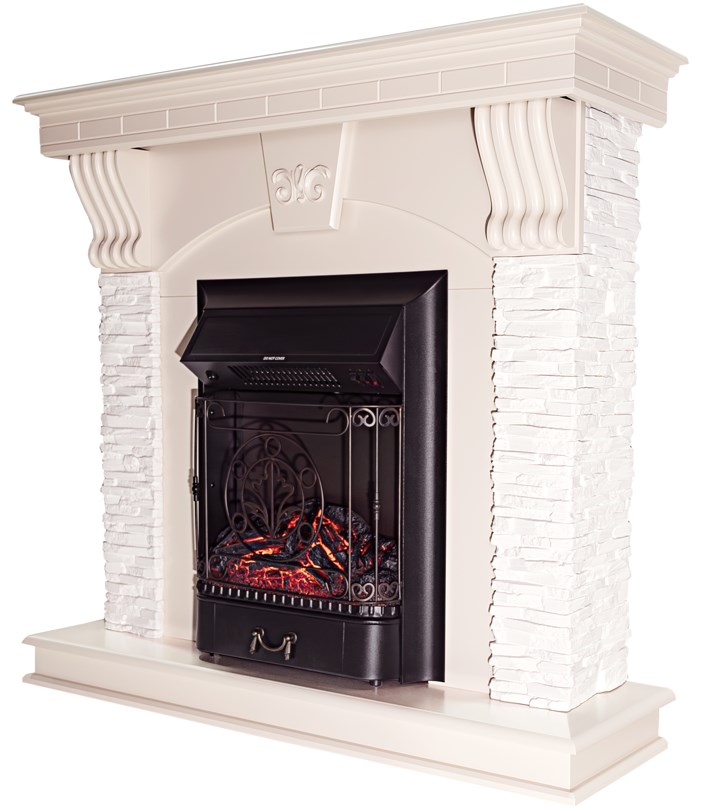 Камінокомплект ASTRA FLAME Міранда + INVER BLACK