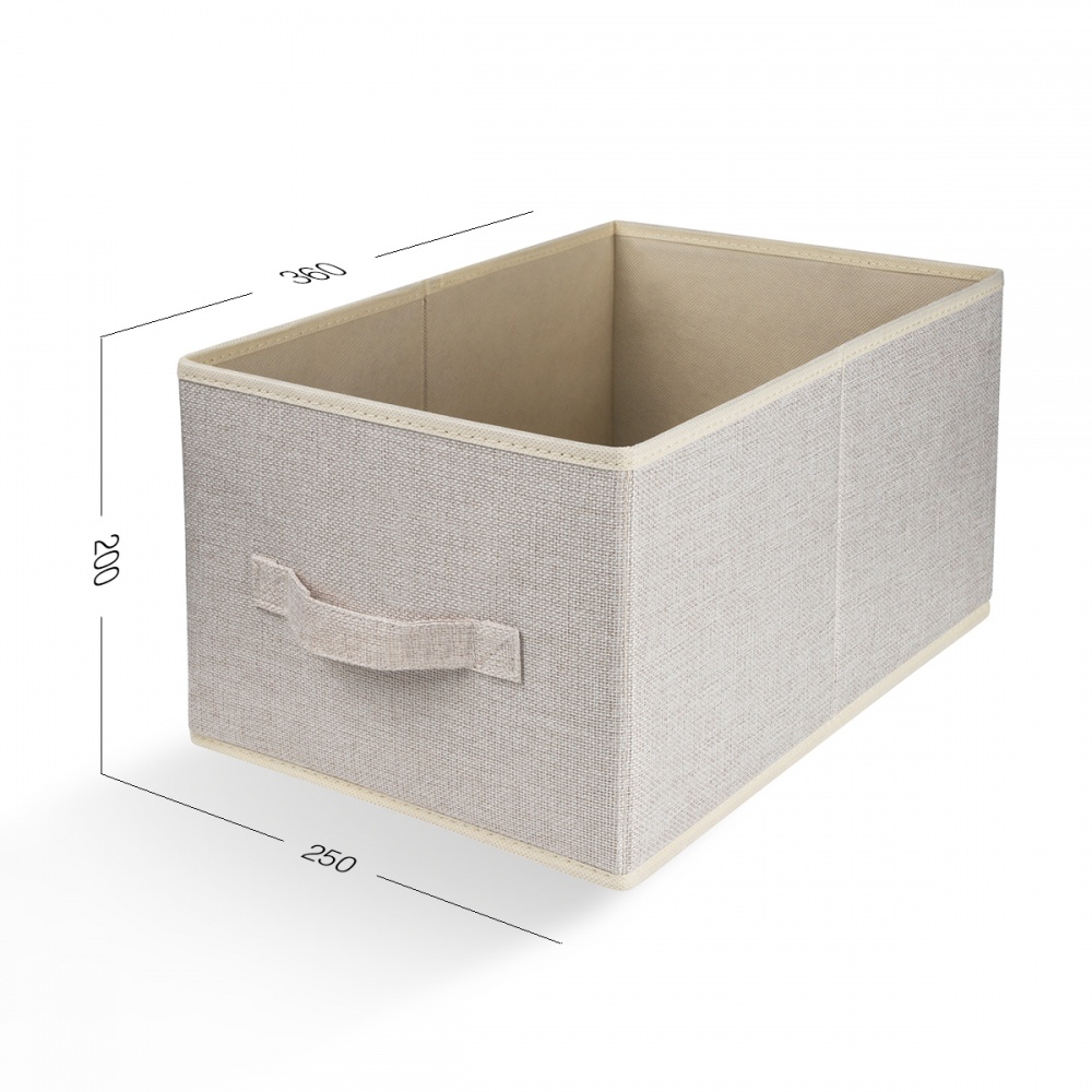 Ящик для зберігання MVM TH-30 CREAM 200x250x360 мм