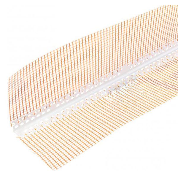 Уголок ПВХ капельный с сеткой перфорированный 2,5 м