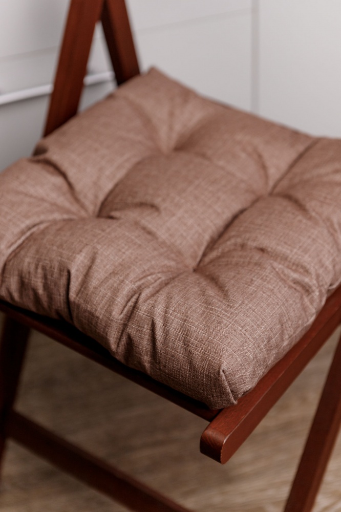 Подушка на стул FIESTA Коричневая Прованс