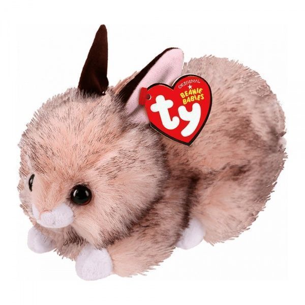 Мягкая игрушка TY Beanie babies Крольчонок Бастер коричневый 15 см 42115
